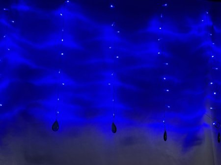 شلال 3م*70سم ازرق