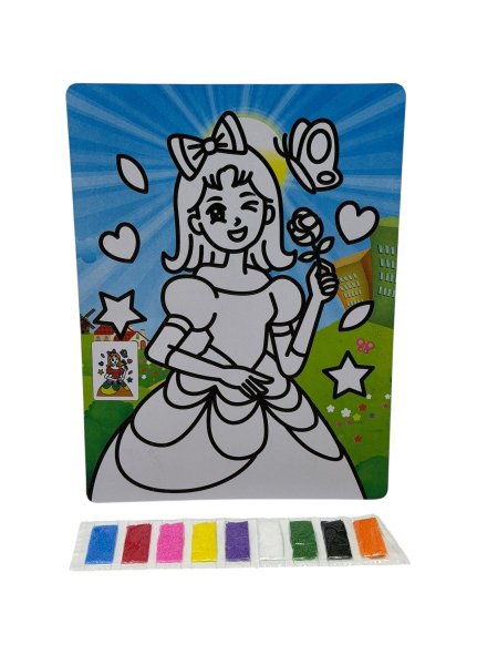 رسمة رمل ستيكرز 12 حبة