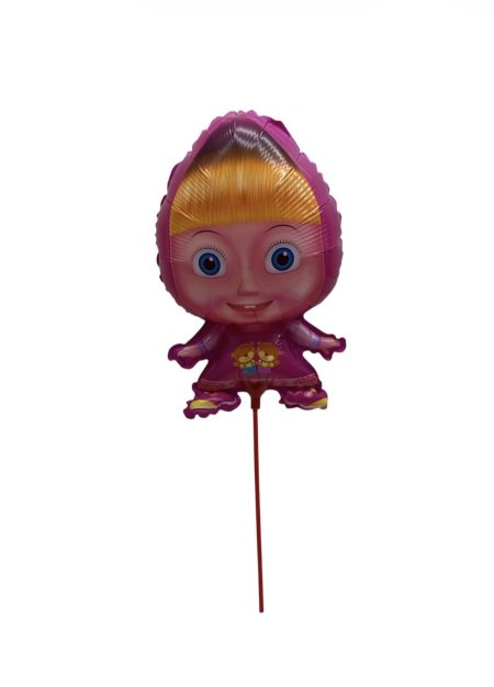 بالون ماشا مع عصا 20حبة