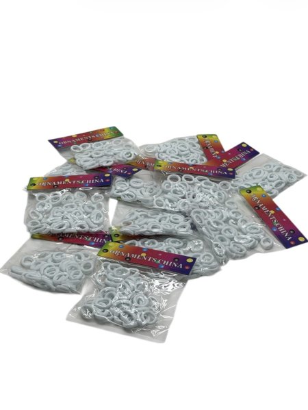 ربطات شعر ابيض صغير 12 حبة