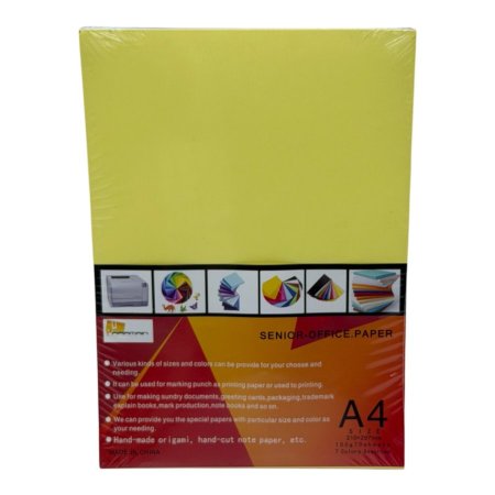 ورق كرتون a4 150gm  ورقة70