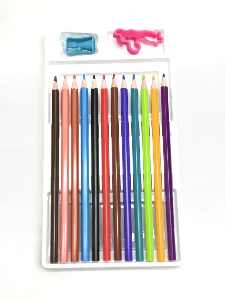 قلم ألوان + مبراة