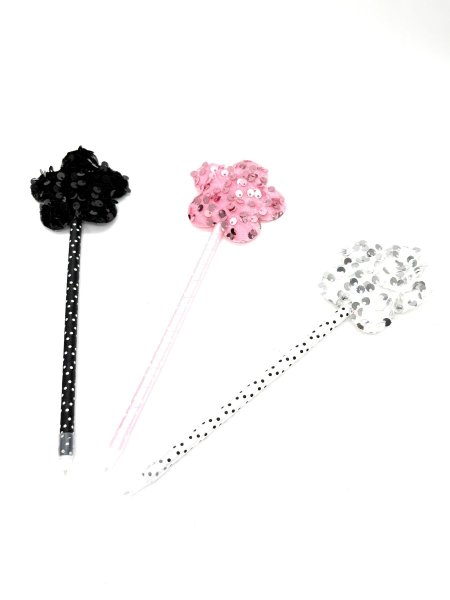 قلم وردة خرز