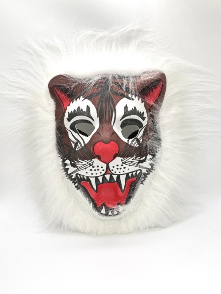 قناع وجه مع شعر للأطفال