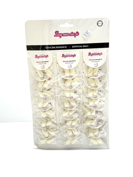 اظافر ابيضّ 24قطعة
