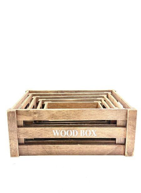 صندوق خشب 5قطع